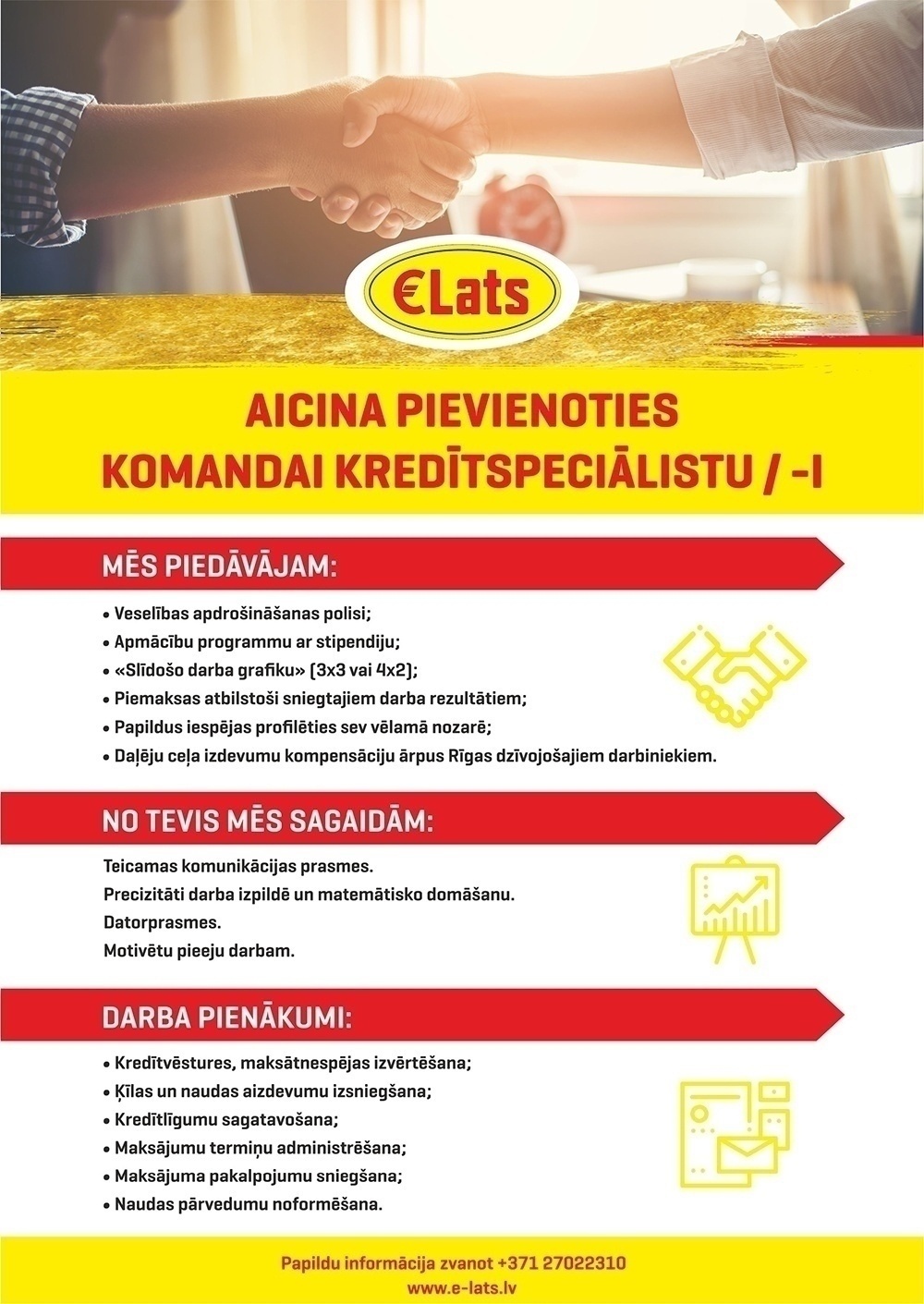 E Lats, SIA  Kredītspeciālists/-e