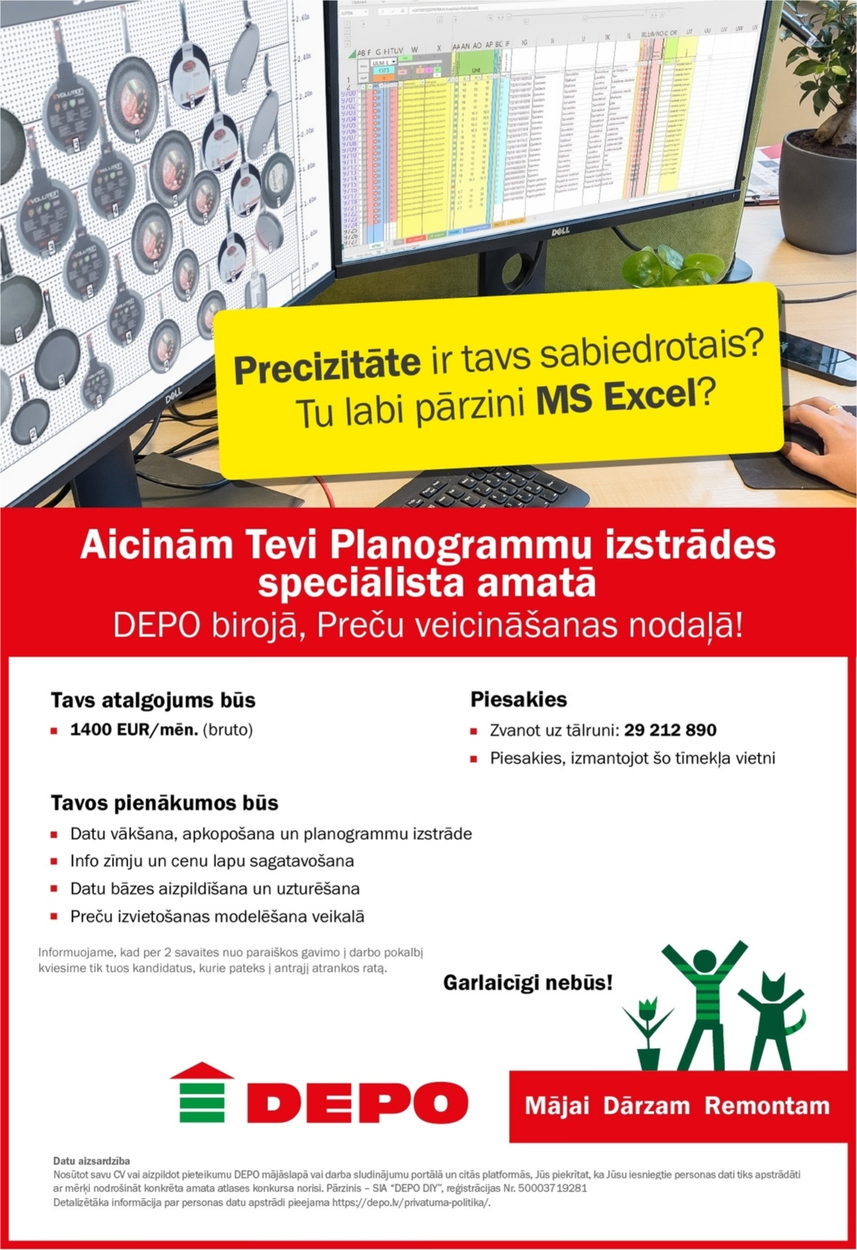 DEPO DIY, SIA Planogrammu izstrādes speciālists/-e