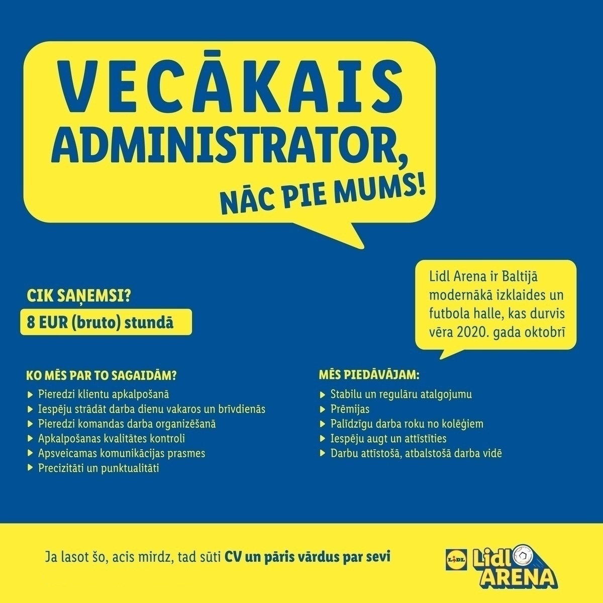 Playoff, SIA Vecākais/-ā administrators/-e