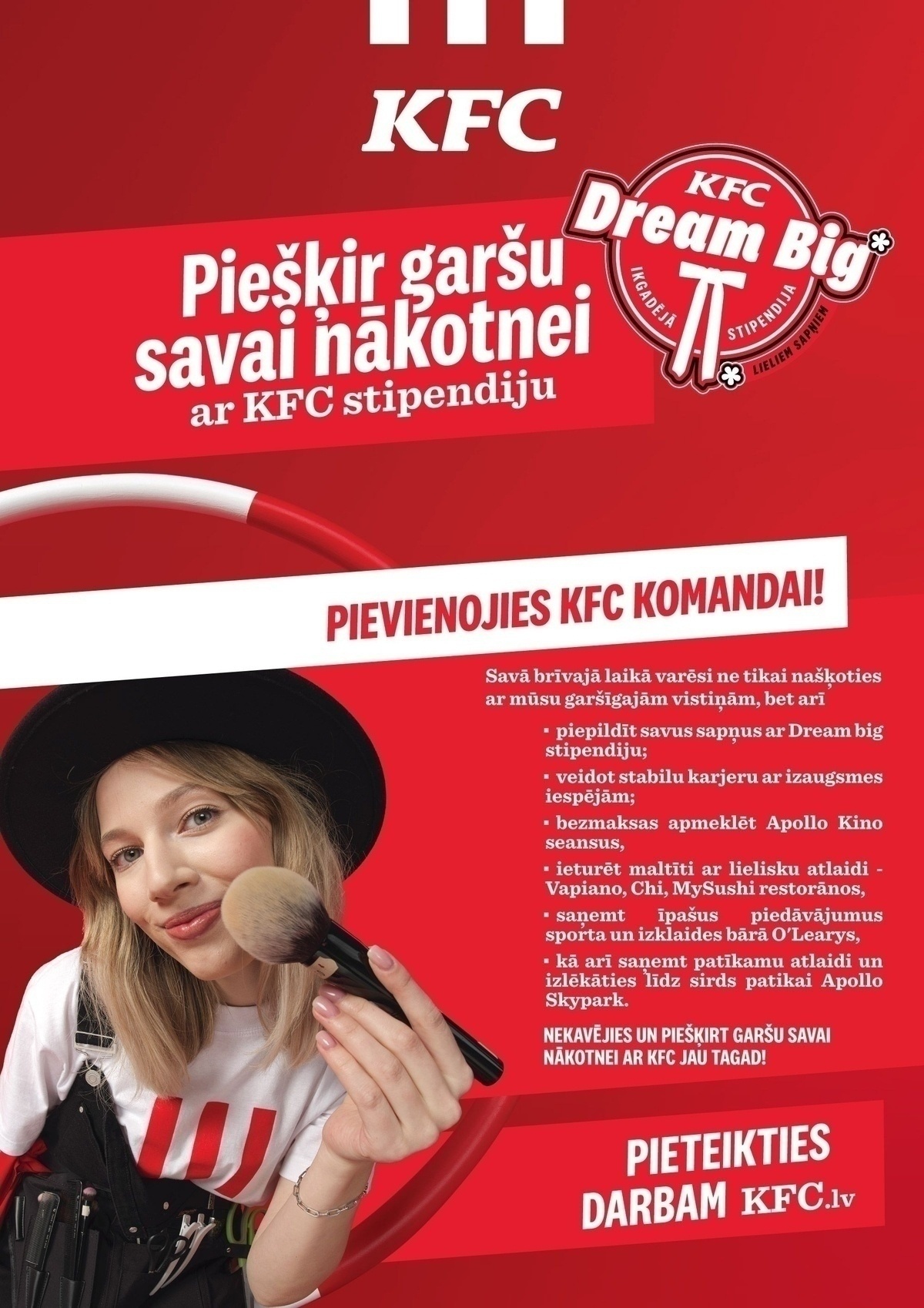 KFC Pārdevējs/-a "KFC" restorānā (TC "Riga Plaza")