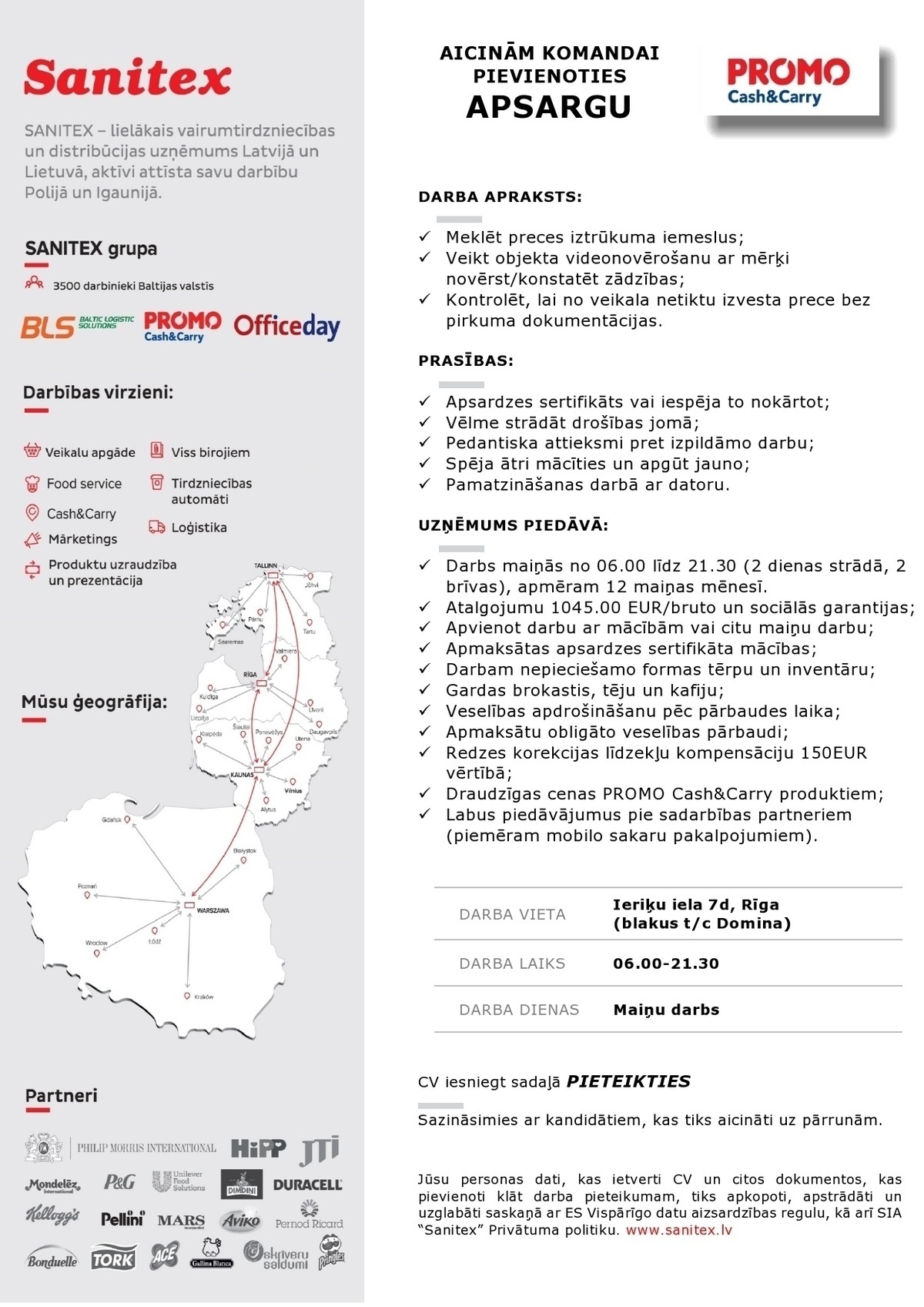 Sanitex, SIA Apsargs Ieriķu ielā 7d