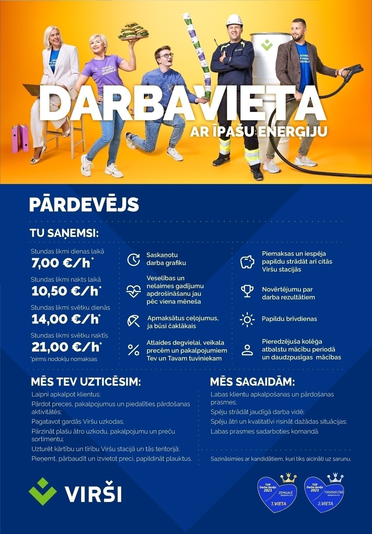 Virši-A, AS Pārdevējs/-a DUS Rumbula, Latgales ielā 450K, Rīgā