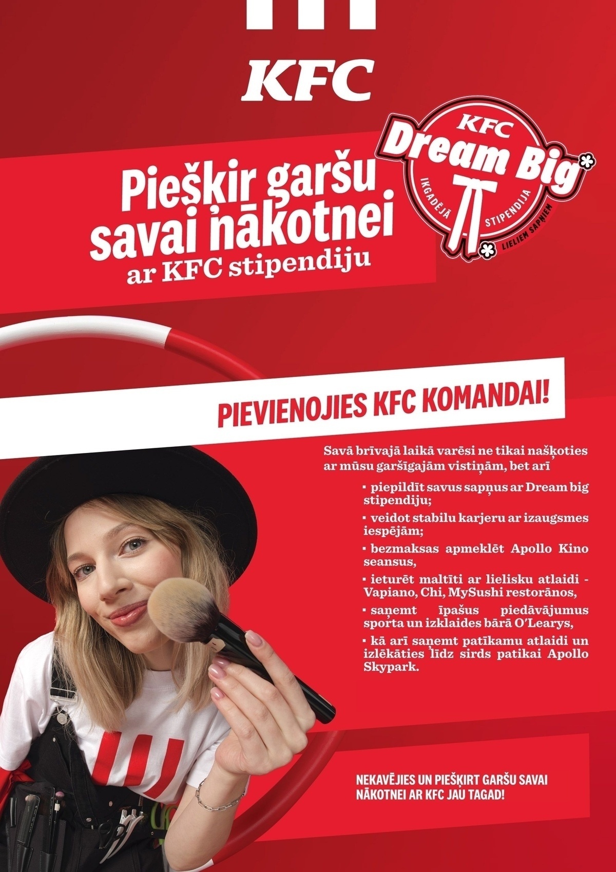 KFC "KFC" Zāles darbinieks(-ce) TC "Akropole Rīga"