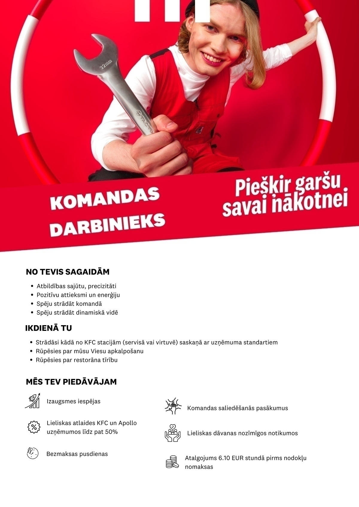 KFC "KFC Akropole" komandas darbinieki/-ces (TC "Akropole Rīga")