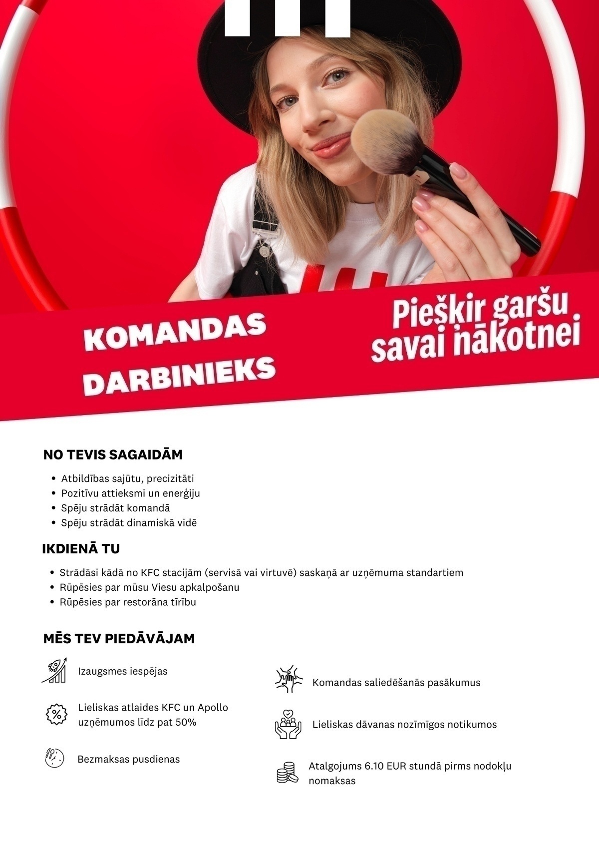 KFC KFC Alfa vistas gaļas panētājs/-a uz pilnu slodzi (TC "Akropole Alfa")