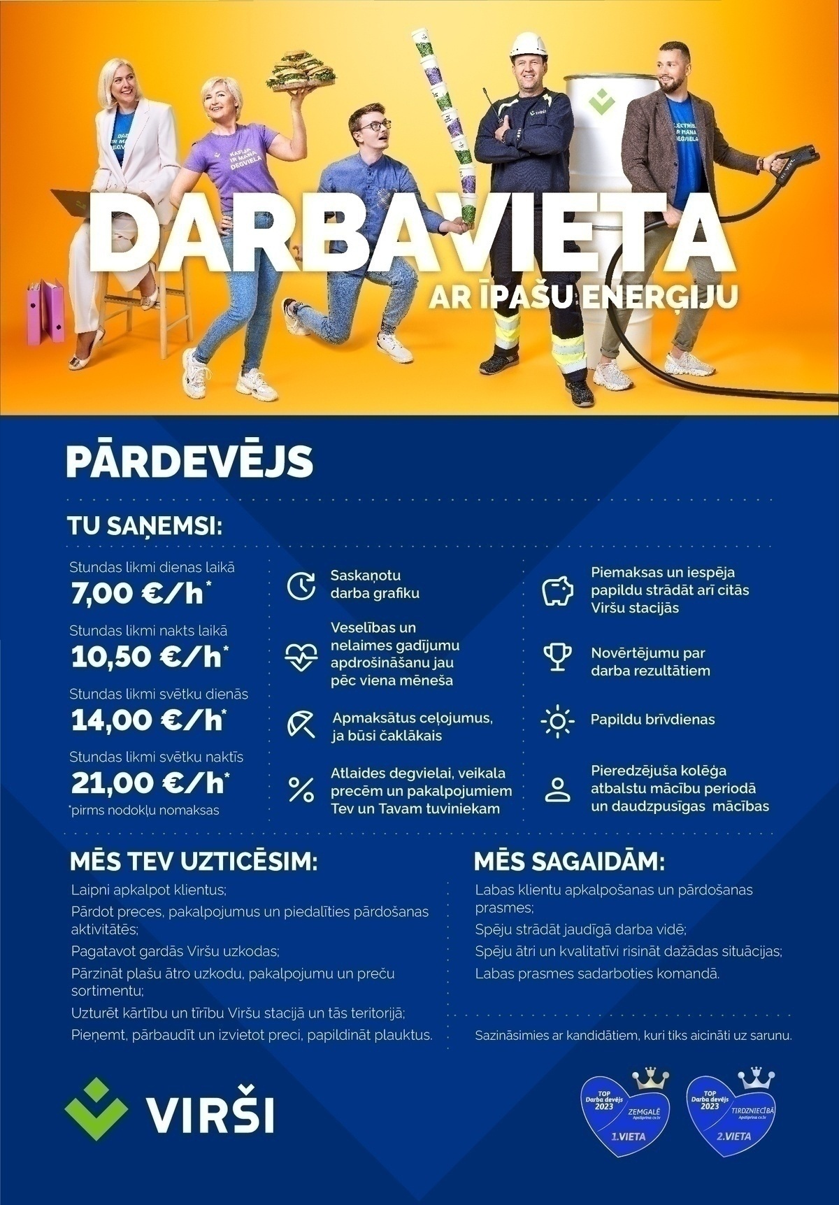 Virši-A, AS Pārdevējs/-a DUS Salaspils 2