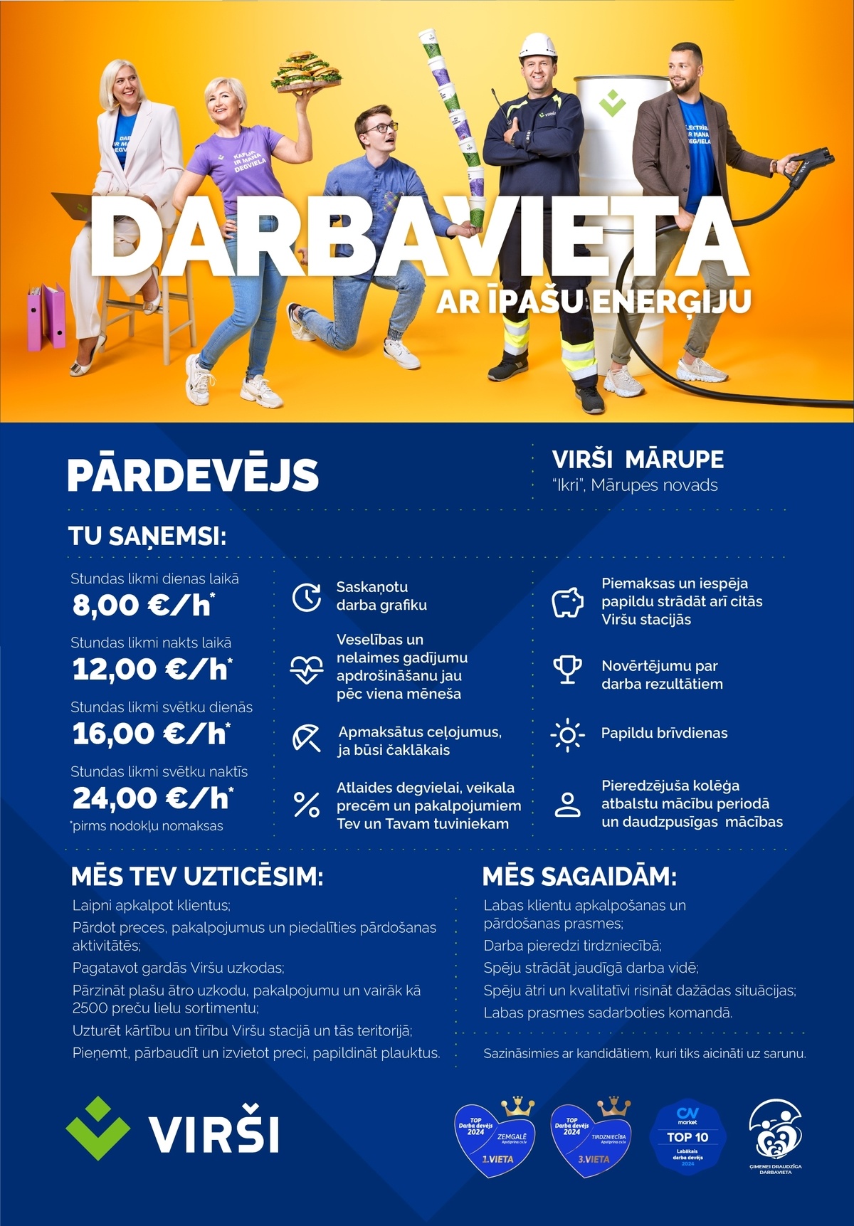 Virši-A, AS Pārdevējs/-a DUS Mārupe, "Ikri", Mārupes novads